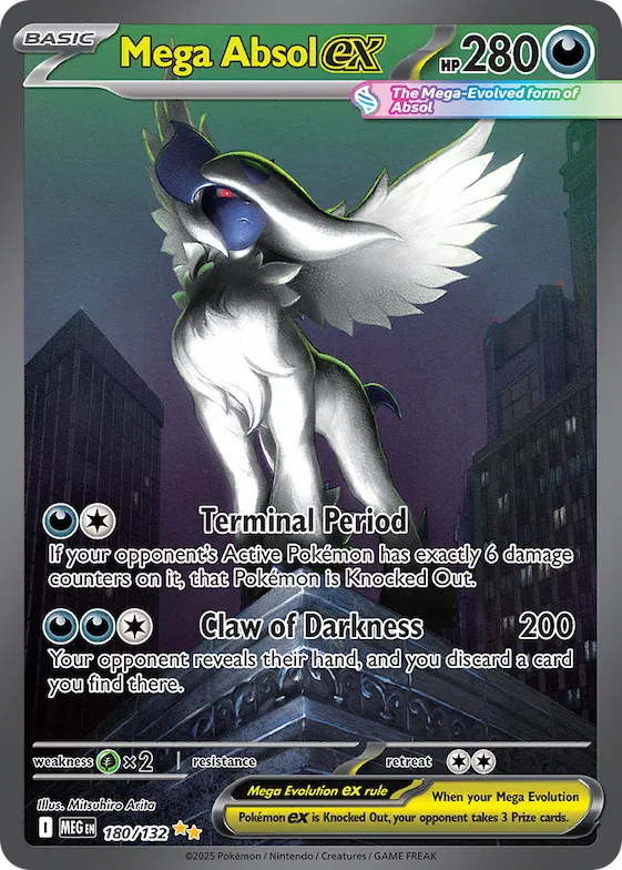 Mega Absol ex #180 – Mega Evolution
