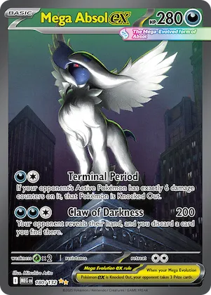 Mega Absol ex #180 – Mega Evolution