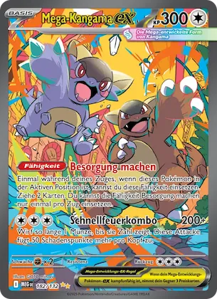 Mega-Kangama-ex 182 – Mega-Entwicklung