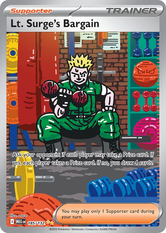 Lt. Surge's Bargain #185 – Mega Evolution