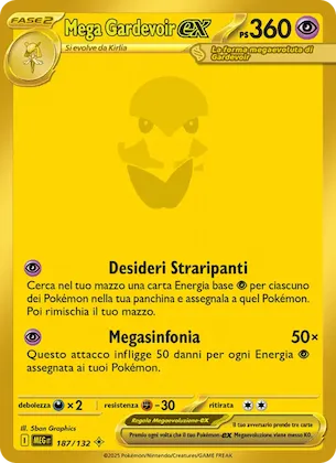 Mega Gardevoir-ex 187 – Megaevoluzione