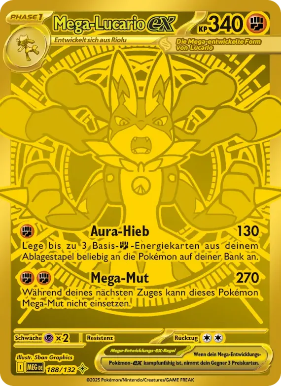 Mega-Lucario-ex 188 – Mega-Entwicklung