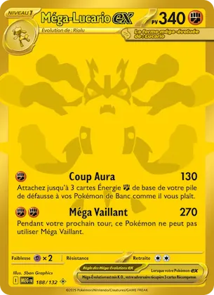 Méga-Lucario-ex 188 – Méga-Évolution