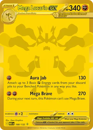 Mega Lucario ex #188 – Mega Evolution