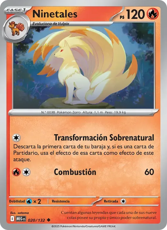 Ninetales 20 – Megaevolución