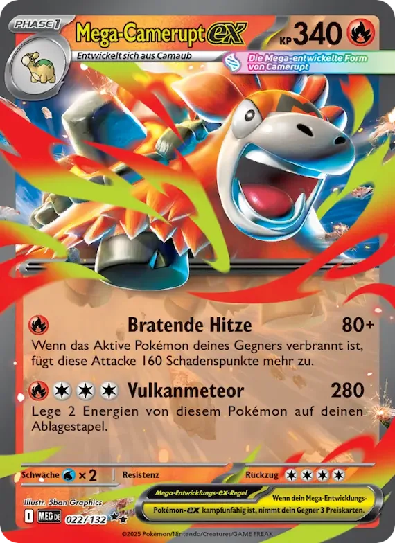 Mega-Camerupt-ex 22 – Mega-Entwicklung