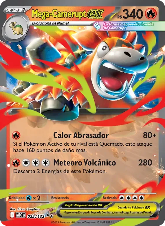 Mega-Camerupt ex 22 – Megaevolución