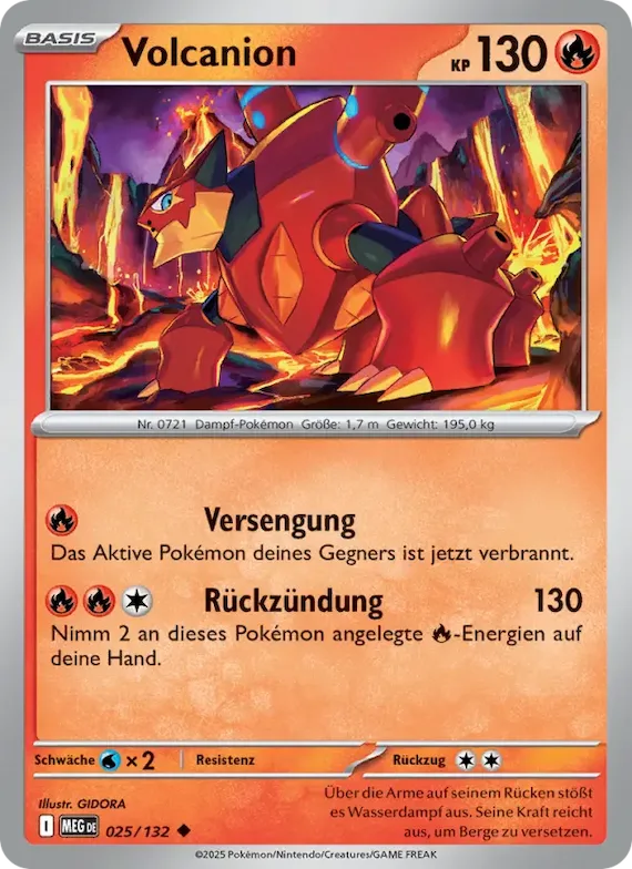 Volcanion 25 – Mega-Entwicklung