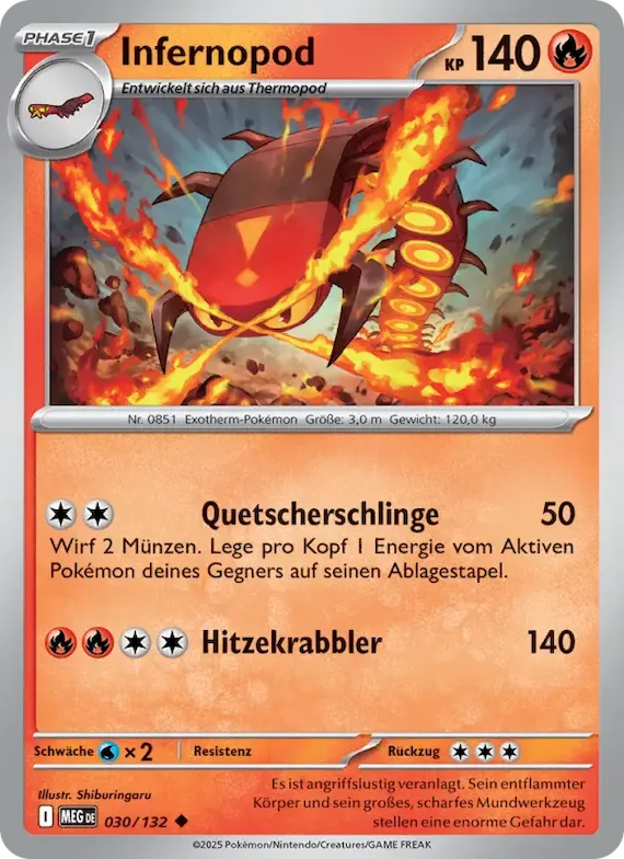Infernopod 30 – Mega-Entwicklung