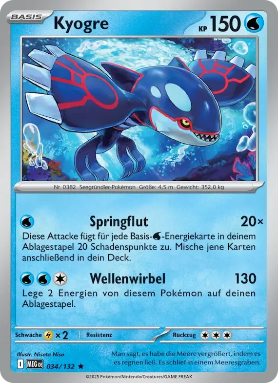 Kyogre 34 – Mega-Entwicklung