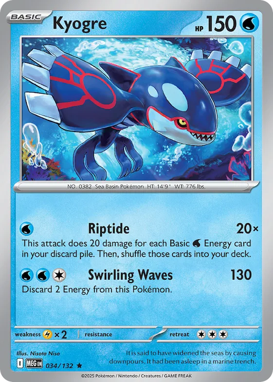 Kyogre #34 – Mega Evolution