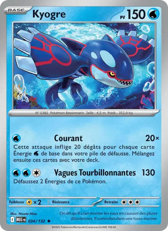 Kyogre 34 – Méga-Évolution