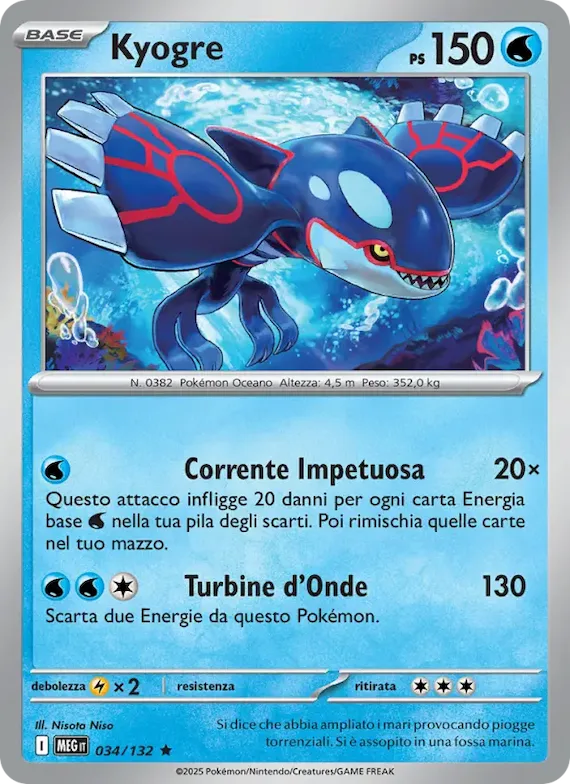 Kyogre 34 – Megaevoluzione