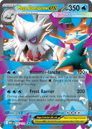 Mega Abomasnow ex #36 – Mega Evolution