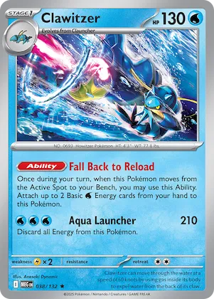 Clawitzer #38 – Mega Evolution