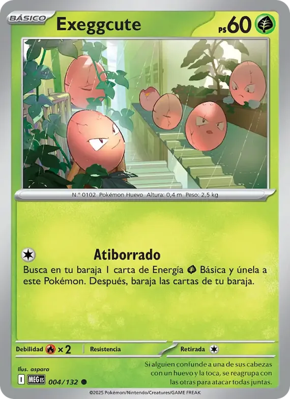 Exeggcute 4 – Megaevolución