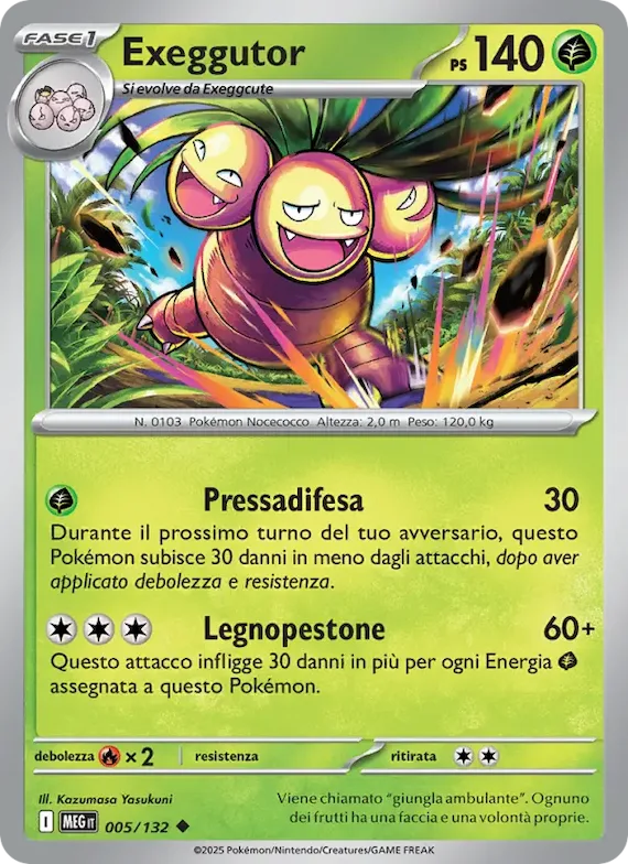 Exeggutor 5 – Megaevoluzione