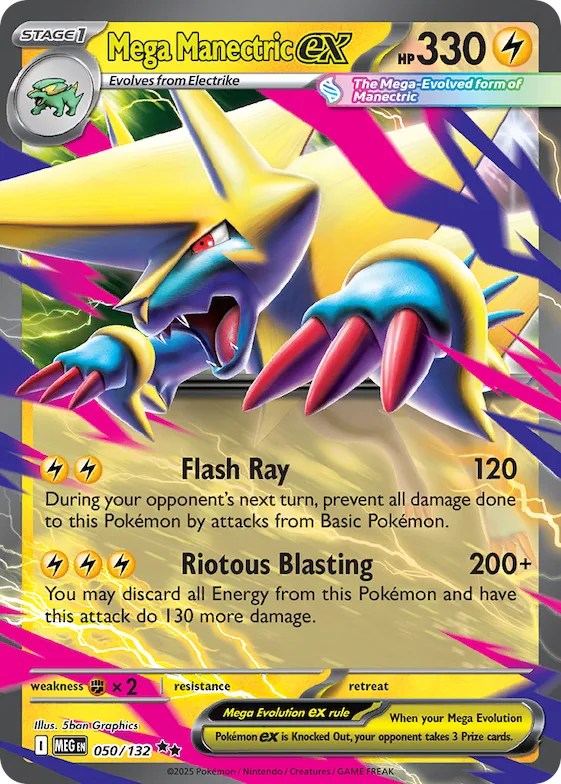 Mega Manectric ex #50 – Mega Evolution