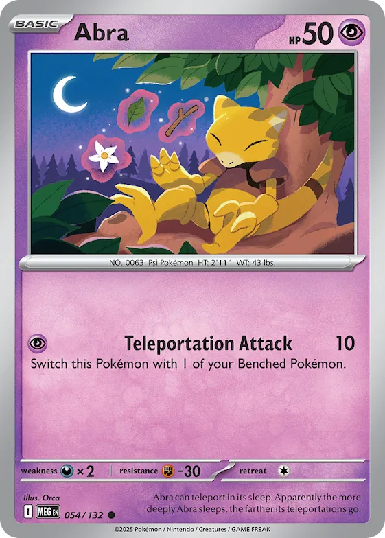 Abra #54 – Mega Evolution