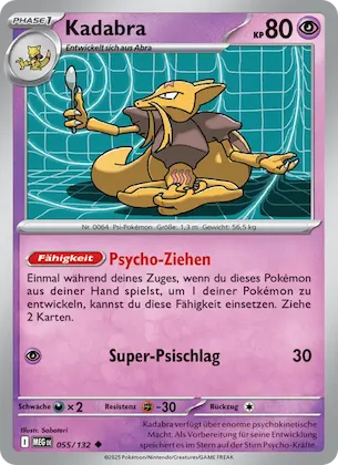 Kadabra Nr. 55 – Mega-Entwicklung
