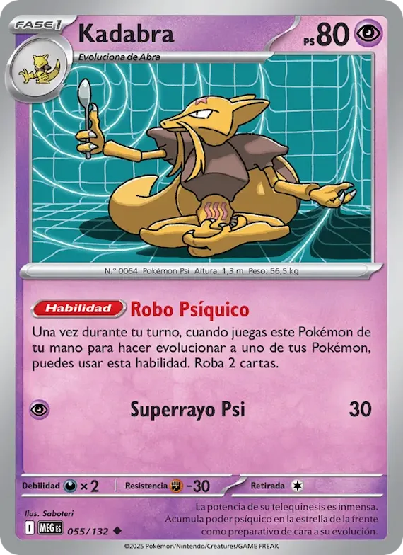 Kadabra 55 – Megaevolución