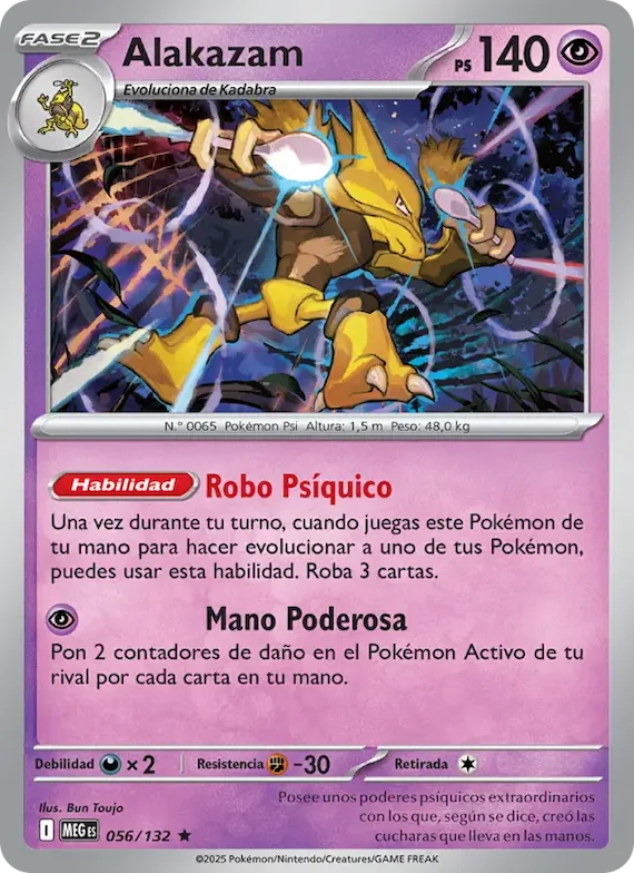 Alakazam 56 – Megaevolución