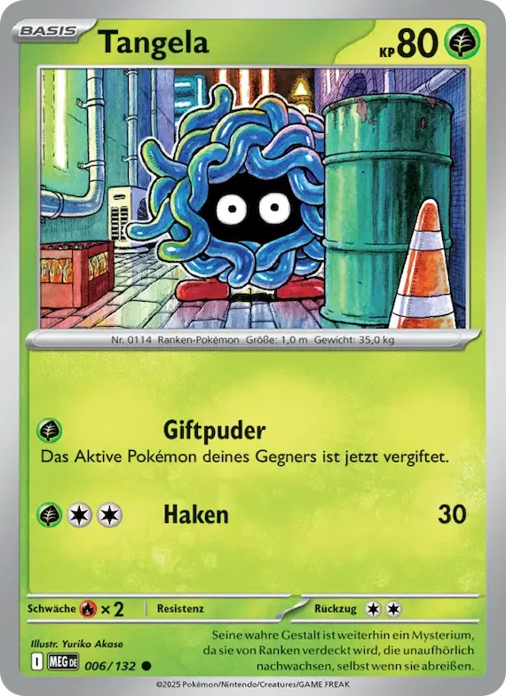 Tangela 6 – Mega-Entwicklung