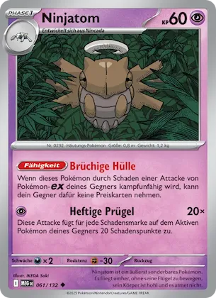 Ninjatom Nr. 61 – Mega-Entwicklung