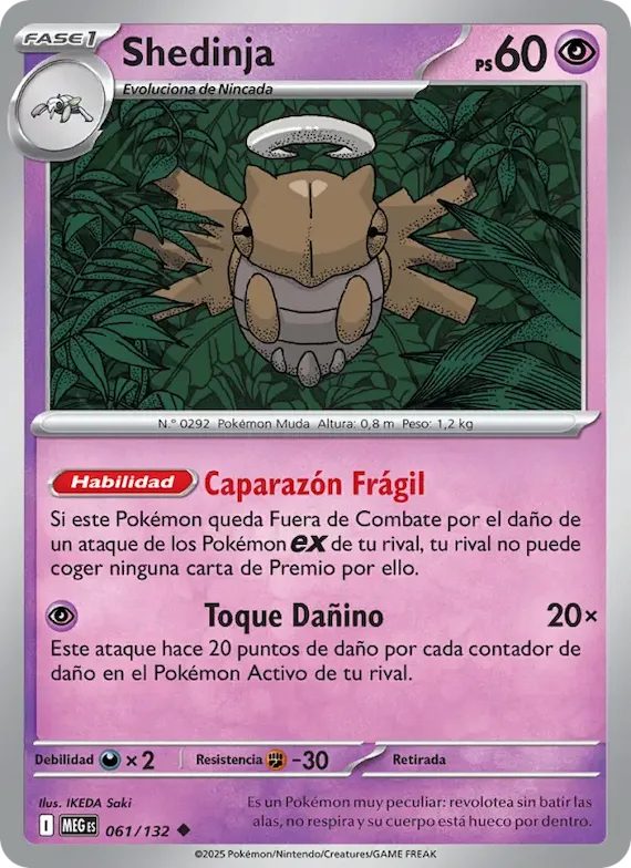 Shedinja 61 – Megaevolución