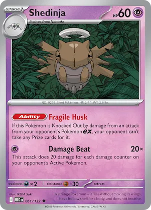 Shedinja #61 – Mega Evolution