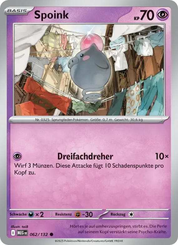 Spoink 62 – Mega-Entwicklung