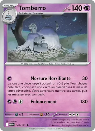 Tomberro n° 66 – Méga-Évolution