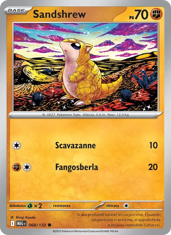 Sandshrew 68 – Megaevoluzione