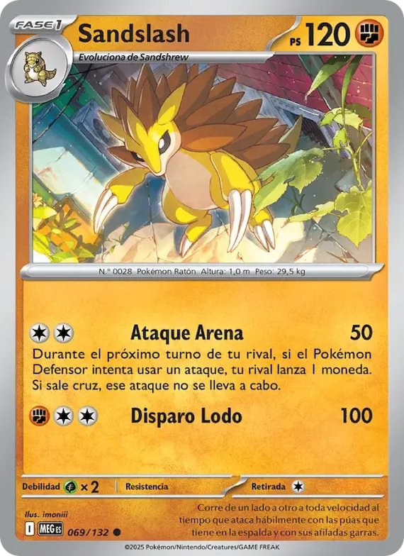 Sandslash 69 – Megaevolución