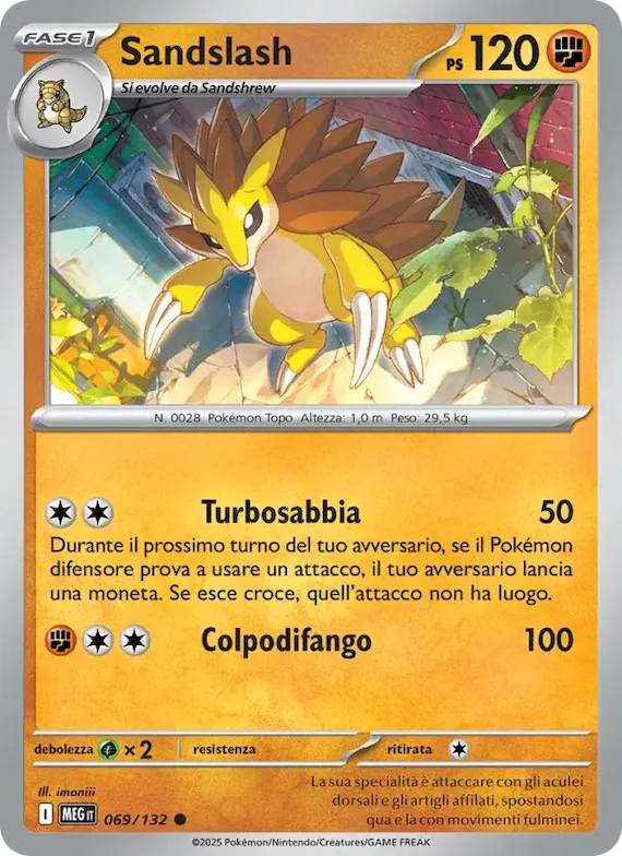 Sandslash 69 – Megaevoluzione
