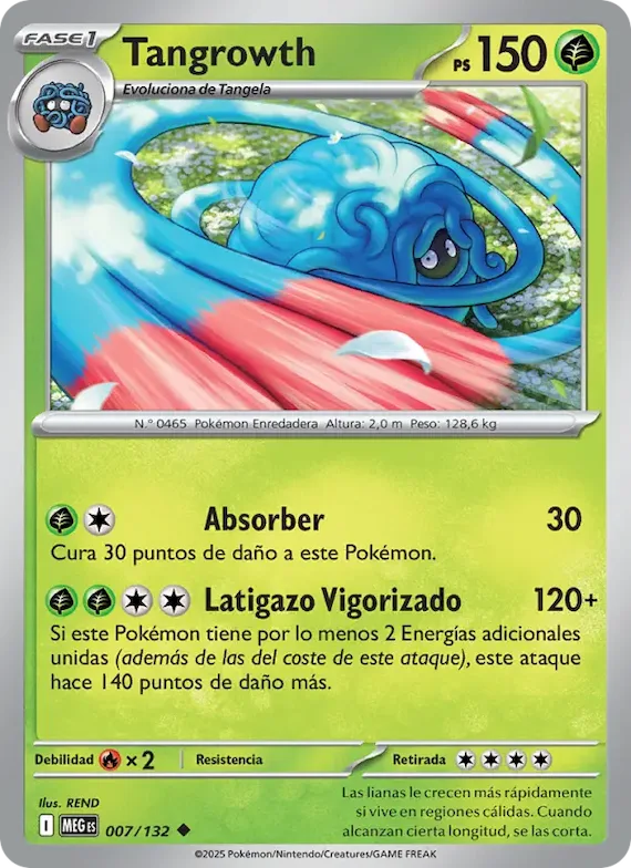 Tangrowth 7 – Megaevolución