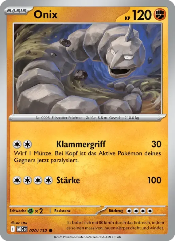 Onix 70 – Mega-Entwicklung