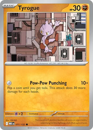 Tyrogue #71 – Mega Evolution