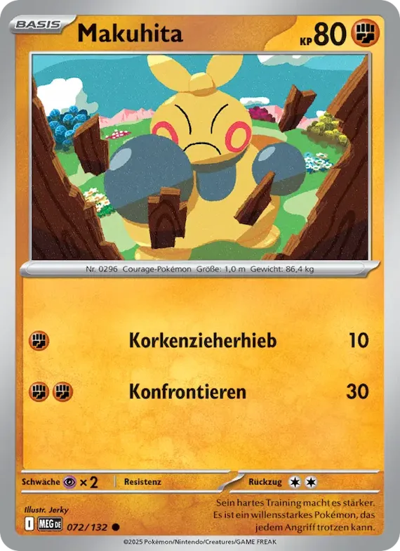 Makuhita 72 – Mega-Entwicklung