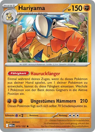 Hariyama Nr. 73 – Mega-Entwicklung
