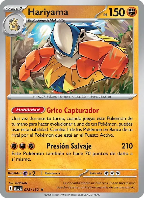 Hariyama 73 – Megaevolución