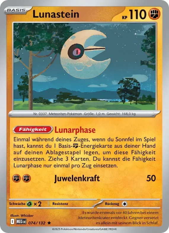 Lunastein 74 – Mega-Entwicklung