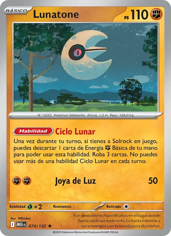 Lunatone 74 – Megaevolución