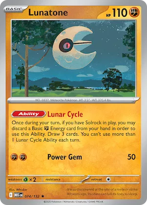 Lunatone #74 – Mega Evolution