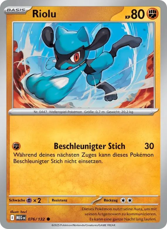 Riolu 76 – Mega-Entwicklung