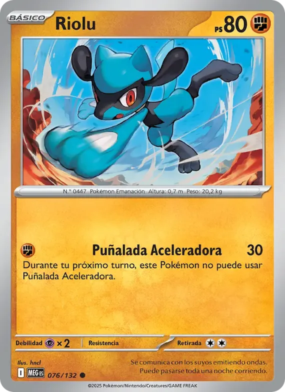 Riolu 76 – Megaevolución
