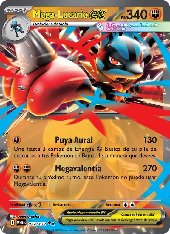 Mega-Lucario ex 77 – Megaevolución