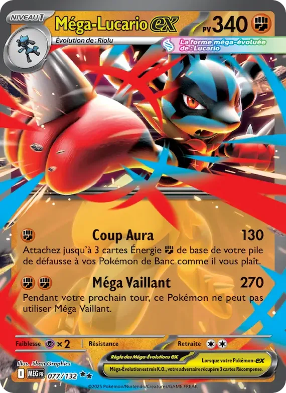 Méga-Lucario-ex 77 – Méga-Évolution
