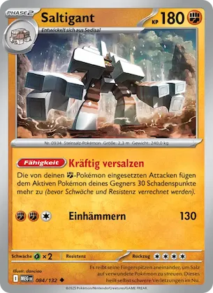 Saltigant Nr. 84 – Mega-Entwicklung