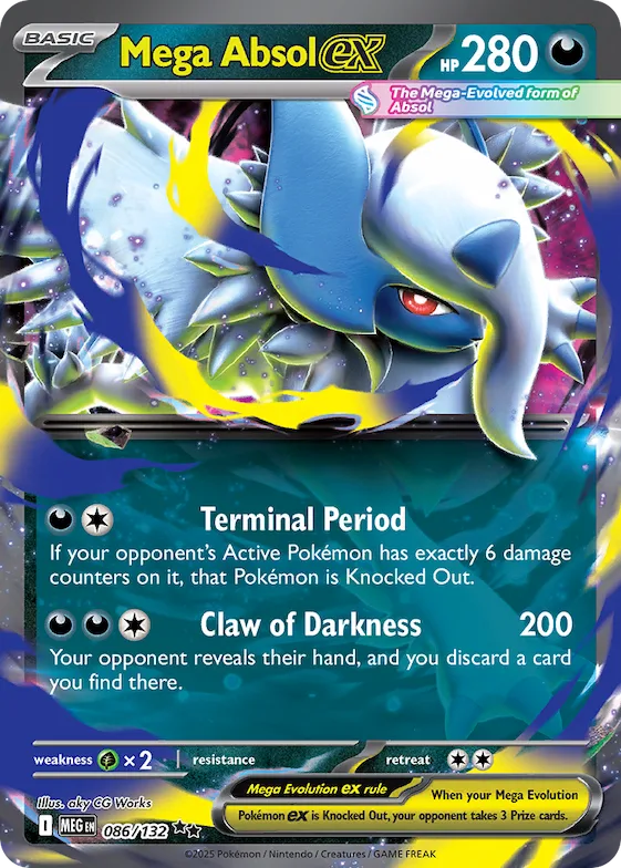 Mega Absol ex #86 – Mega Evolution